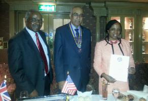 Ms Felicia Munjadi was presented the Rotary Recognition Award as an acknowledgement of her Special Services to Rotary.